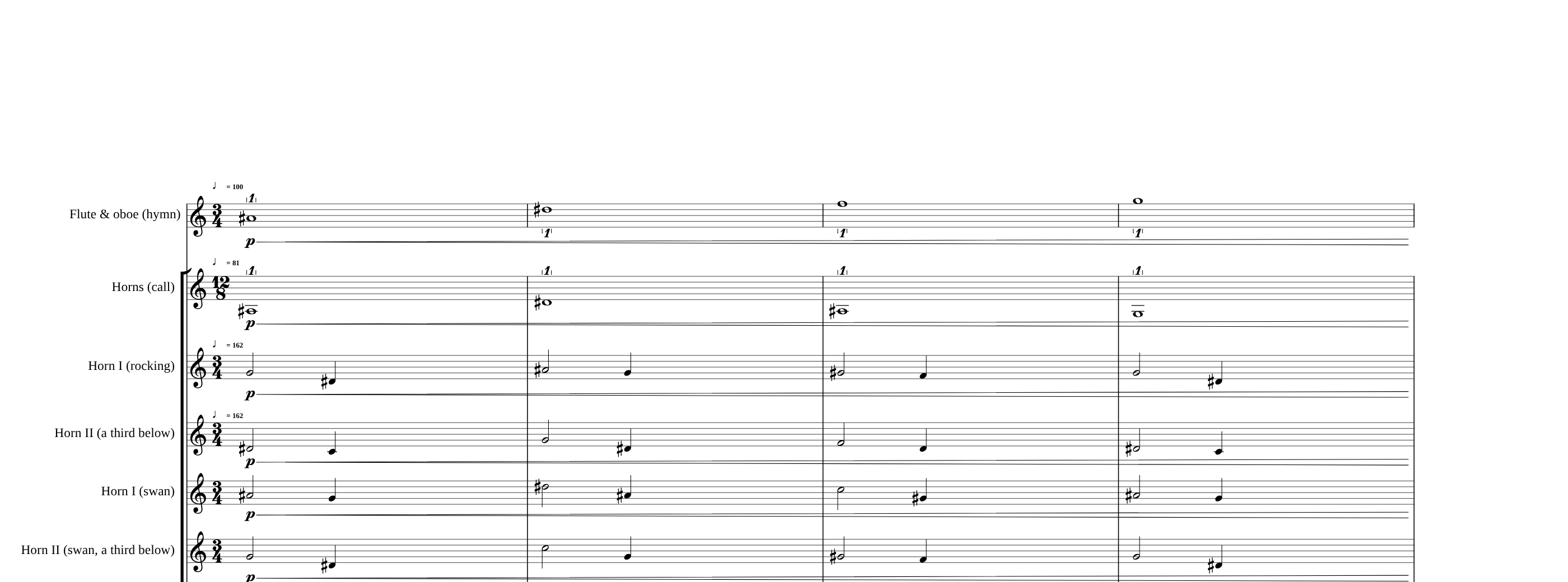 Sibelius V — the swan hymn and its seams, the opening bars