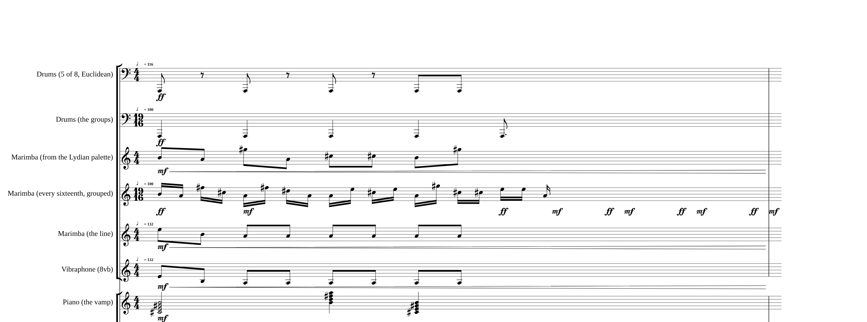 Inca Roads — the Lydian vamp, 19/16, and the angular line, the opening bars